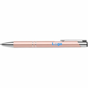 Penna a sfera in alluminio eco bianco - personalizzabile con logo