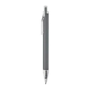Penna a sfera in alluminio grigio - personalizzabile con logo