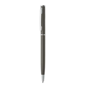 Penna a sfera in alluminio grigio - personalizzabile con logo