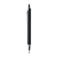 Penna a sfera in alluminio Nero - personalizzabile con logo
