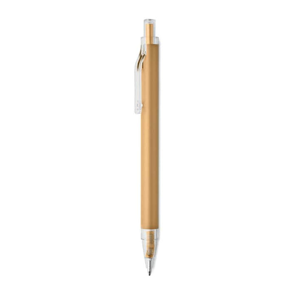 Penna a sfera in alluminio oro - personalizzabile con logo
