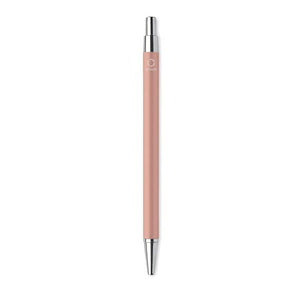 Penna a sfera in alluminio riciclato bianco - personalizzabile con logo