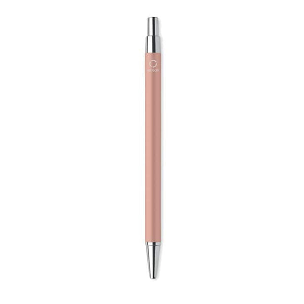 Penna a sfera in alluminio riciclato bianco - personalizzabile con logo