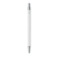 Penna a sfera in alluminio riciclato Bianco - personalizzabile con logo