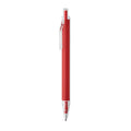 Penna a sfera in alluminio Rosso - personalizzabile con logo