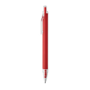 Penna a sfera in alluminio Rosso - personalizzabile con logo
