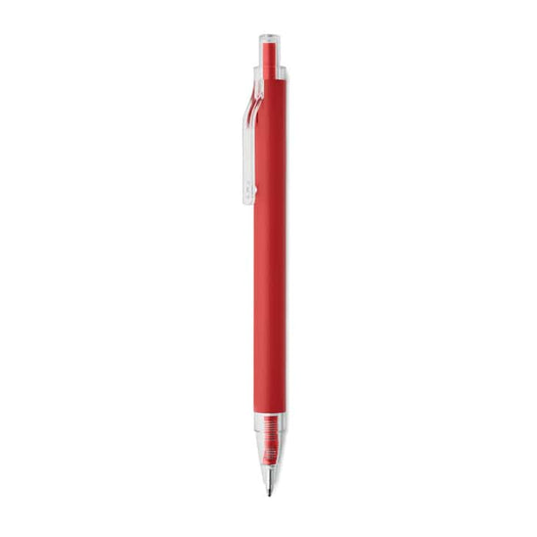 Penna a sfera in alluminio Rosso - personalizzabile con logo