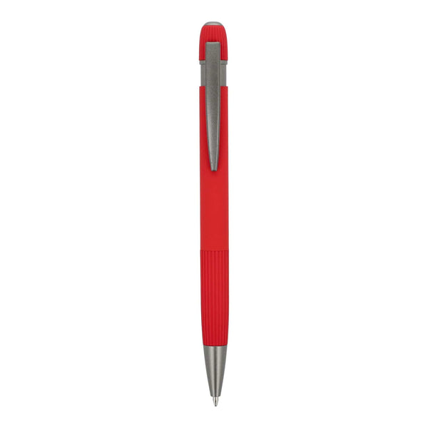 Penna a sfera in alluminio Toulouse Softtouch - personalizzabile con logo