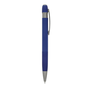 Penna a sfera in alluminio Toulouse Softtouch - personalizzabile con logo
