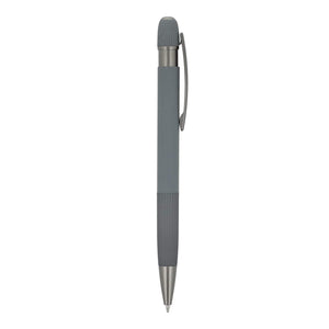 Penna a sfera in alluminio Toulouse Softtouch - personalizzabile con logo