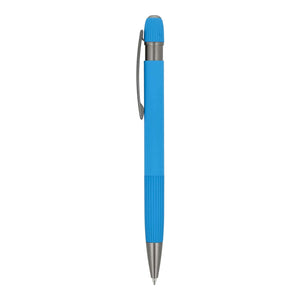 Penna a sfera in alluminio Toulouse Softtouch - personalizzabile con logo