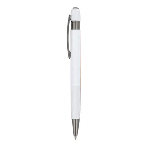 Penna a sfera in alluminio Toulouse Softtouch - personalizzabile con logo