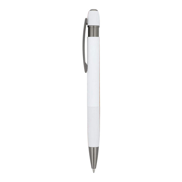 Penna a sfera in alluminio Toulouse Softtouch - personalizzabile con logo