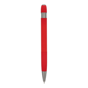 Penna a sfera in alluminio Toulouse Softtouch - personalizzabile con logo