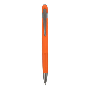 Penna a sfera in alluminio Toulouse Softtouch - personalizzabile con logo
