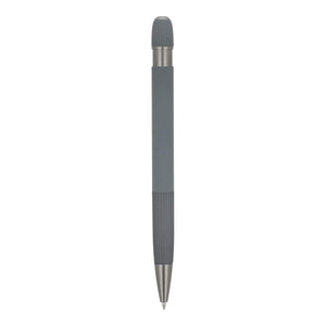 Penna a sfera in alluminio Toulouse Softtouch - personalizzabile con logo