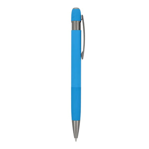 Penna a sfera in alluminio Toulouse Softtouch - personalizzabile con logo