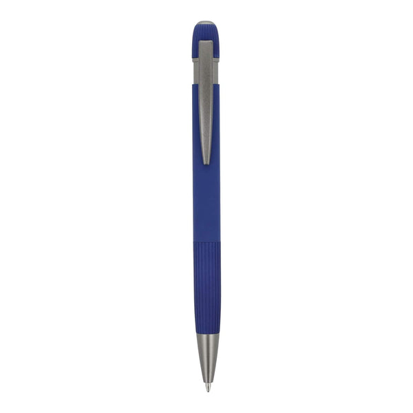 Penna a sfera in alluminio Toulouse Softtouch - personalizzabile con logo