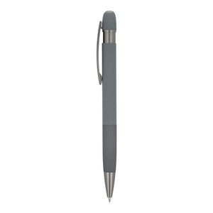 Penna a sfera in alluminio Toulouse Softtouch - personalizzabile con logo