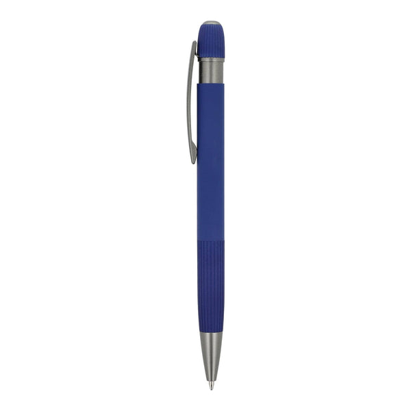Penna a sfera in alluminio Toulouse Softtouch - personalizzabile con logo