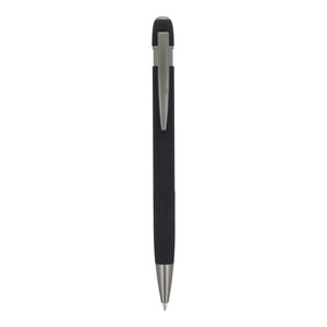 Penna a sfera in alluminio Toulouse Softtouch - personalizzabile con logo