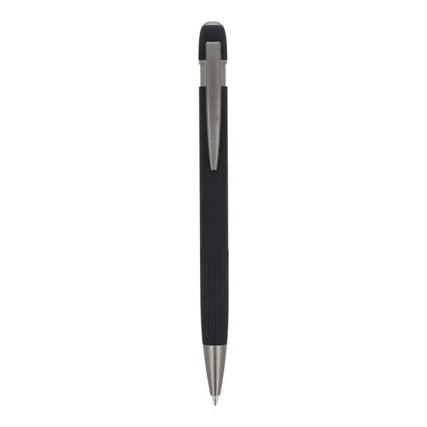 Penna a sfera in alluminio Toulouse Softtouch - personalizzabile con logo