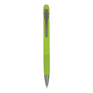 Penna a sfera in alluminio Toulouse Softtouch - personalizzabile con logo