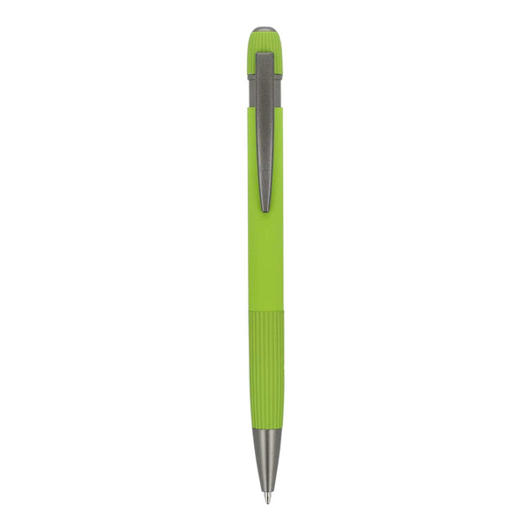 Penna a sfera in alluminio Toulouse Softtouch - personalizzabile con logo
