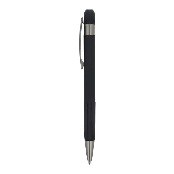 Penna a sfera in alluminio Toulouse Softtouch - personalizzabile con logo