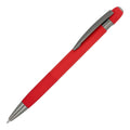 Penna a sfera in alluminio Toulouse Softtouch Rosso - personalizzabile con logo