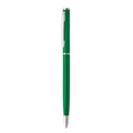 Penna a sfera in alluminio Verde - personalizzabile con logo