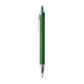 Penna a sfera in alluminio Verde - personalizzabile con logo