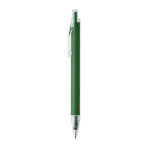 Penna a sfera in alluminio Verde - personalizzabile con logo