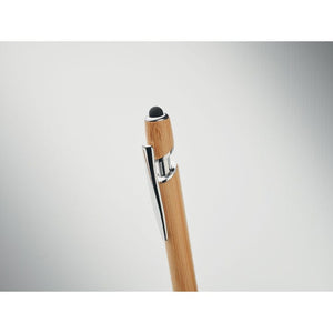 Penna a sfera in bamboo natural - personalizzabile con logo