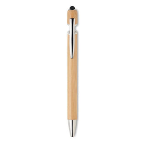 Penna a sfera in bamboo natural - personalizzabile con logo