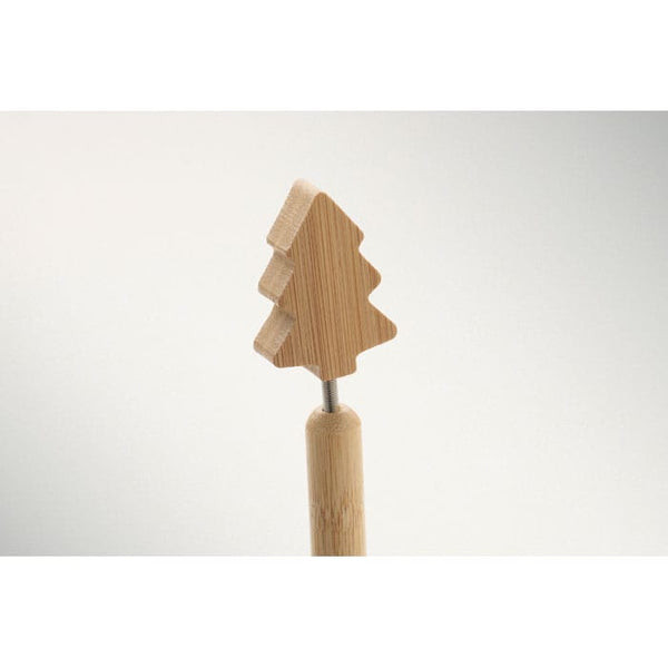 Penna a sfera in bamboo natural - personalizzabile con logo