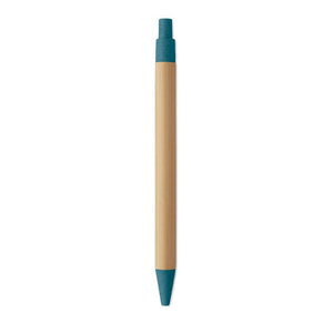 Penna a sfera in bambù e grano - personalizzabile con logo