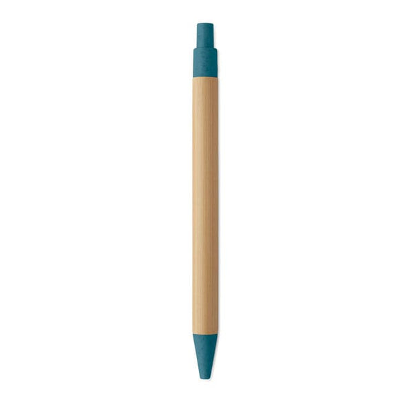 Penna a sfera in bambù e grano - personalizzabile con logo