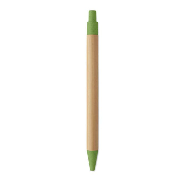 Penna a sfera in bambù e grano - personalizzabile con logo