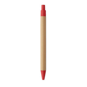 Penna a sfera in bambù e grano - personalizzabile con logo