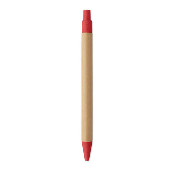 Penna a sfera in bambù e grano - personalizzabile con logo