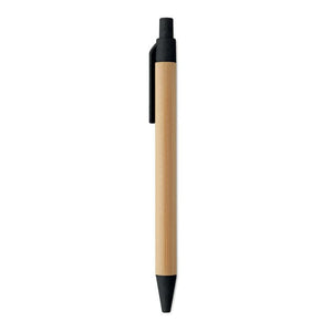 Penna a sfera in bambù e grano - personalizzabile con logo
