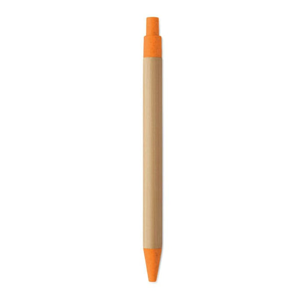 Penna a sfera in bambù e grano - personalizzabile con logo