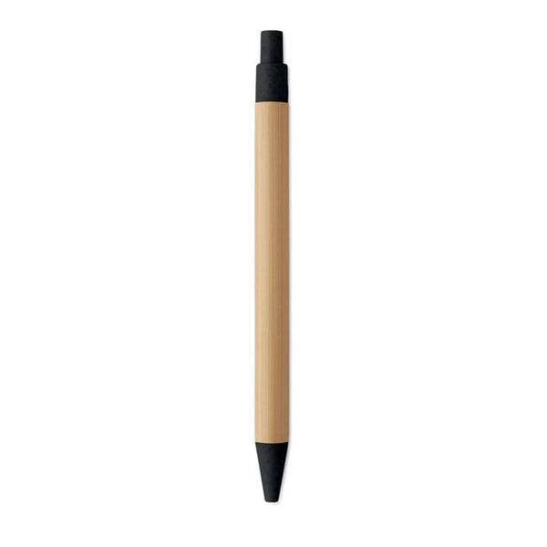 Penna a sfera in bambù e grano - personalizzabile con logo