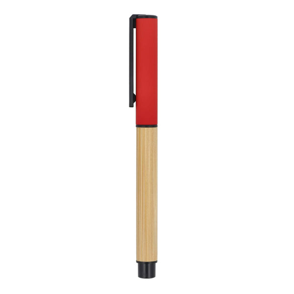 Penna a sfera in bambù - personalizzabile con logo