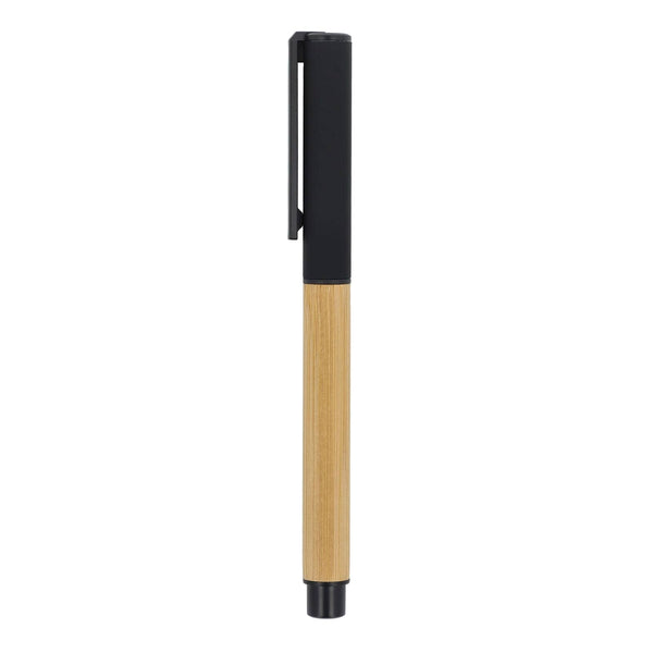 Penna a sfera in bambù - personalizzabile con logo