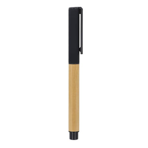 Penna a sfera in bambù - personalizzabile con logo