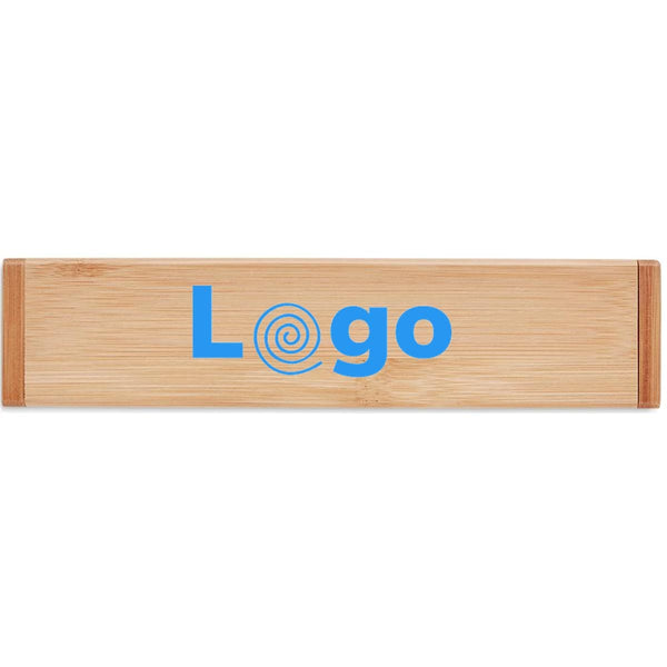 Penna a sfera in box beige - personalizzabile con logo