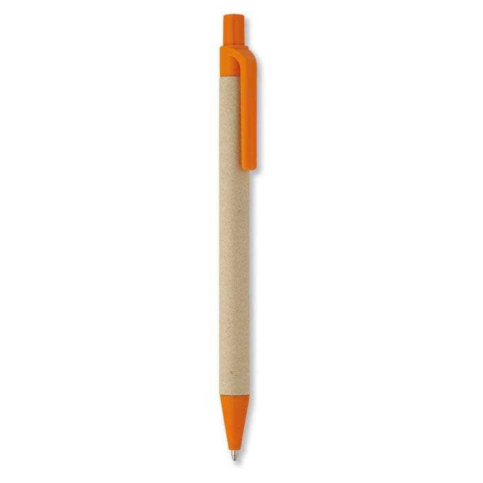 Penna a sfera in carta e mais Colore: Nero, arancione, bianco, blu, rosso, verde calce €0.21 - IT3780-03