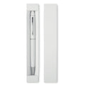 Penna a sfera in green box bianco - personalizzabile con logo